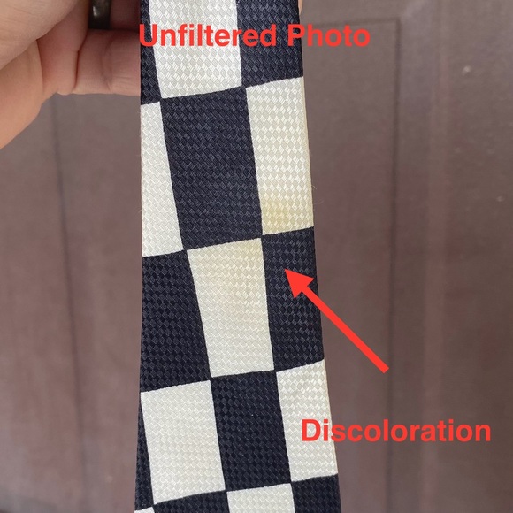 VTG 90s Kenny Scharf Silk Necktie GEM Italy Tie Checkered Fiz n Zip Art RARE - Picture 9 of 10